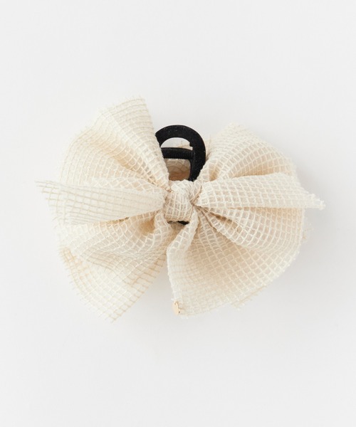 TRESSE（トレス） ヘアクリップ mesh ribbon clip ヘアクリップ リボン