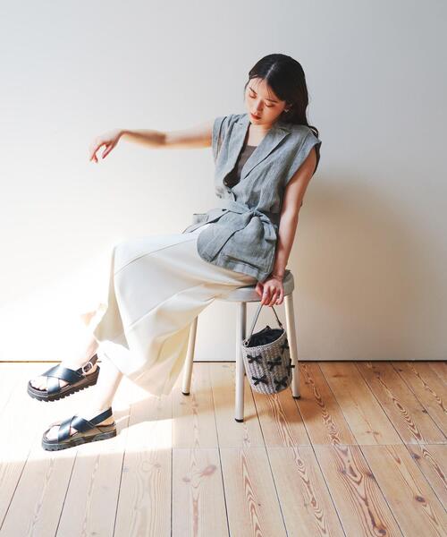 「RODE SKO」 フラットサンダル 37 ブラウン レディース_画像5