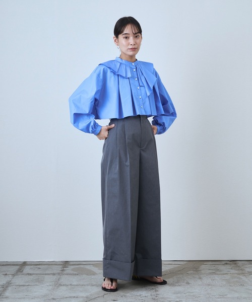 「Audrey and John Wad」 パンツ M アイボリー レディース_画像2