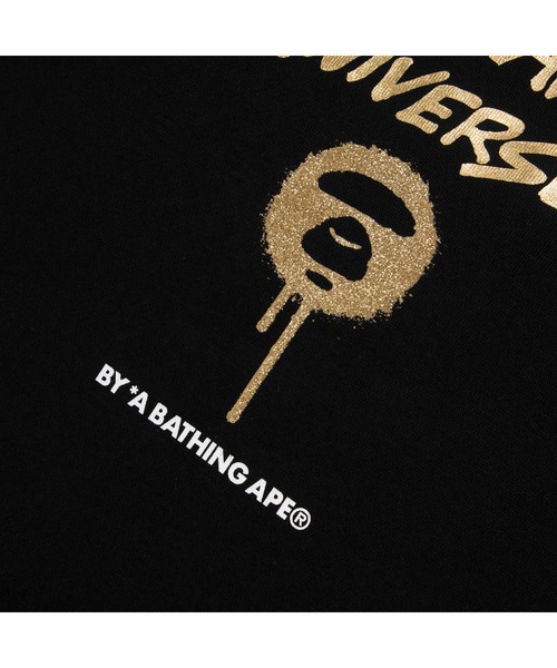 「AAPE BY A BATHING APE」 スウェットカットソー MEDIUM ブラック メンズ_画像8