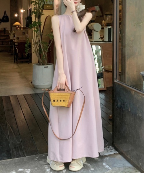 Aelina ワンピース ノースリーブワンピース : ZOZOTOWN Yahoo!店
