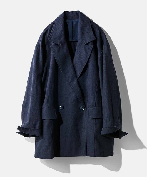 「MEDE19F」 テーラードジャケット MEDIUM ネイビー レディース_画像9