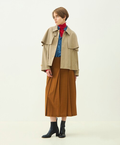 MACPHEE（マカフィー） コート アウター コットンナイロンシャンブレー 