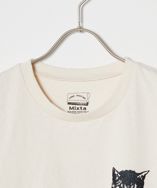 「MIXTA」 半袖Tシャツ S ナチュラル レディース_画像8