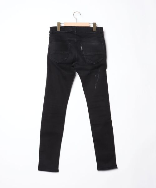 バッファローボブズ スキニー デニム パンツ ブラック 黒 ストレッチ M BUFFALO BOBS（バッファローボブズ） スキニーデニムパンツ 2/M