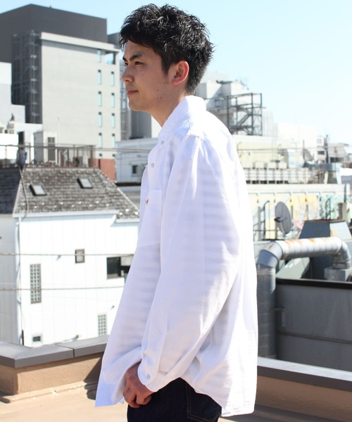 Danton（ダントン） 長袖シャツ 42 サックスブルー メンズ : ZOZOTOWN