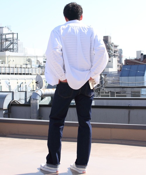 Danton（ダントン） 長袖シャツ 42 サックスブルー メンズ : ZOZOTOWN