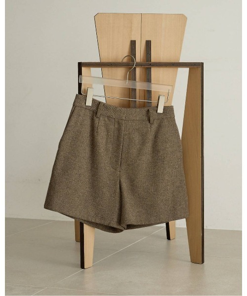 anuke（アンヌーク） パンツ Herringbone Short Pants 62620718