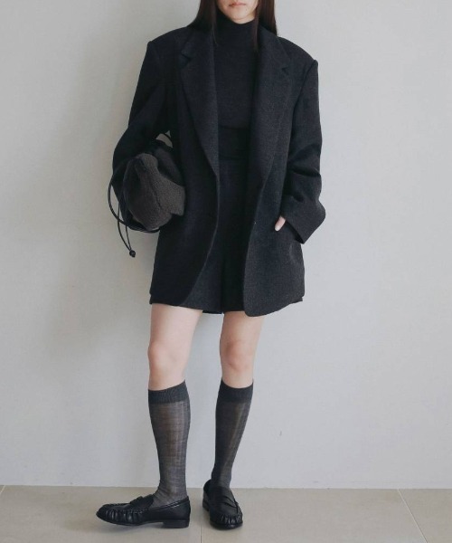 anuke（アンヌーク） パンツ Herringbone Short Pants 62620718