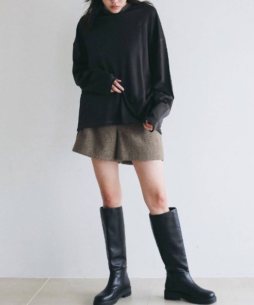 anuke（アンヌーク） パンツ Herringbone Short Pants 62620718