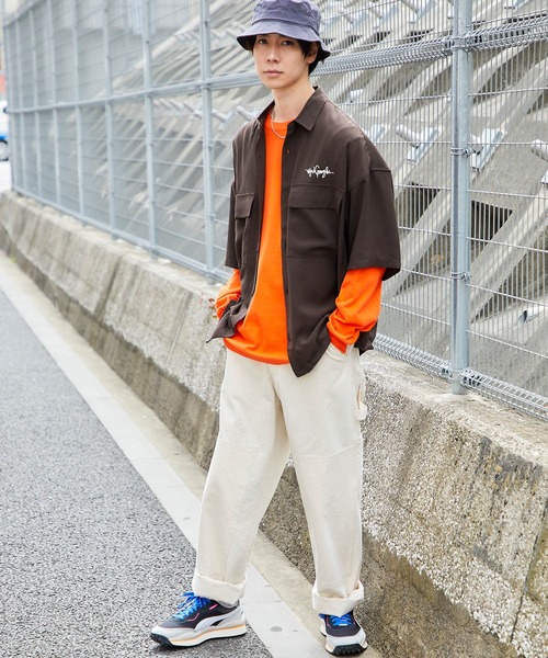 Mark Gonzales（マークゴンザレス） 七分袖 シャツ メンズ レディース