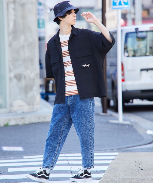Mark Gonzales（マークゴンザレス） 七分袖 シャツ メンズ レディース