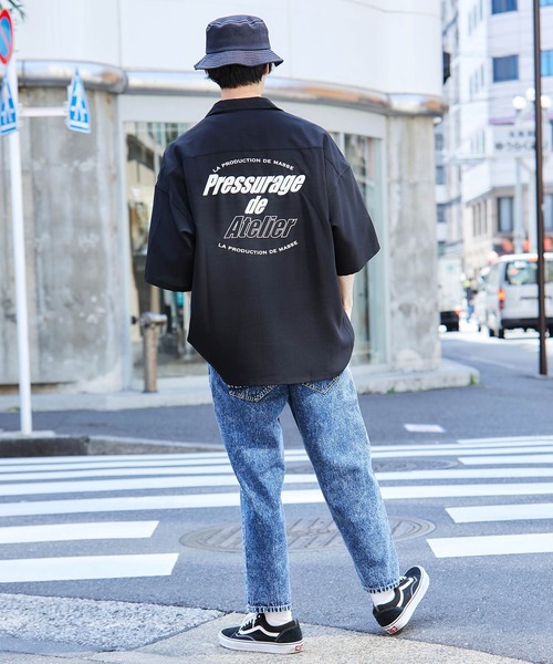 Mark Gonzales（マークゴンザレス） 七分袖 シャツ メンズ レディース