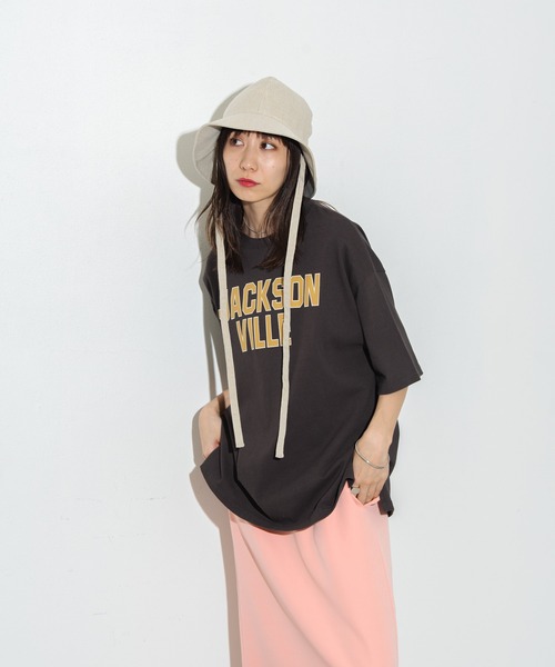 tシャツ Tシャツ ビッグカレッジロゴプリントTシャツ|ZOZOTOWN |03