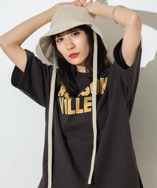 tシャツ Tシャツ ビッグカレッジロゴプリントTシャツ|ZOZOTOWN |06