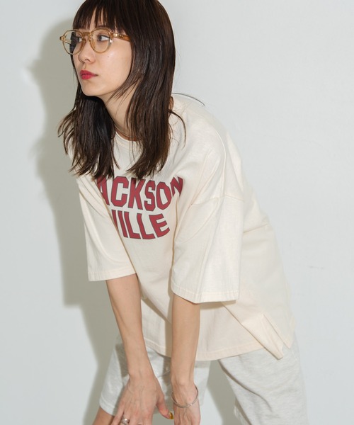 tシャツ Tシャツ ビッグカレッジロゴプリントTシャツ|ZOZOTOWN |14