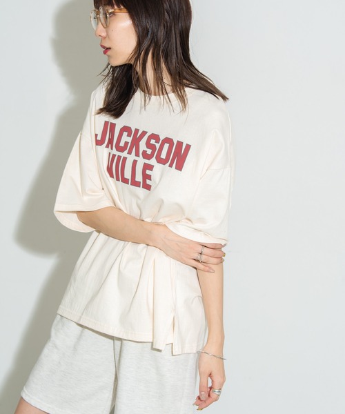 tシャツ Tシャツ ビッグカレッジロゴプリントTシャツ|ZOZOTOWN |18