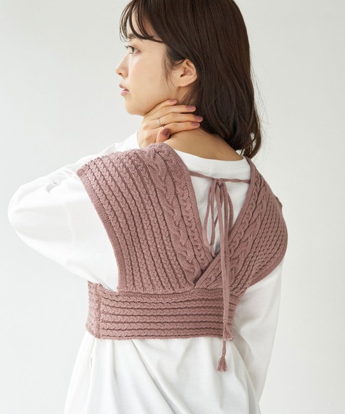 ベスト ケーブルニットビスチェ Zozotown Paypayモール店 通販 Paypayモール