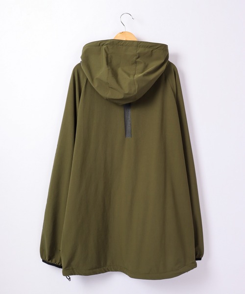 FLASH PACKER ナイロンジャケット ストレッチナイロン 斜めジップ  