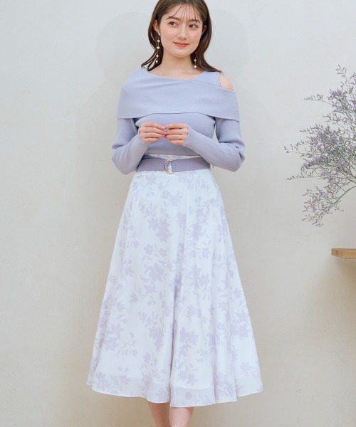 Noela スカート 単色花柄フレアスカート : ZOZOTOWN Yahoo!店