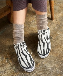 muum出品 MUUM ムーム センターファスナースニーカー レディース ブラック | 靴