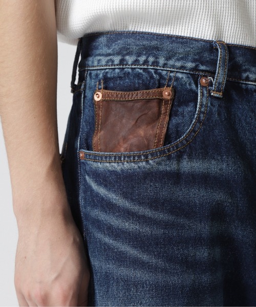 AVIREX（アヴィレックス） ジーンズ 「直営店限定」LEATHER PATCH