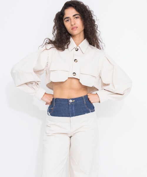 leinwande(ラインヴァンド) ブルゾン アウター Short Shirts Jacket leinwande(ラインヴァンド) ブルゾン アウター Short Shirts Jacket