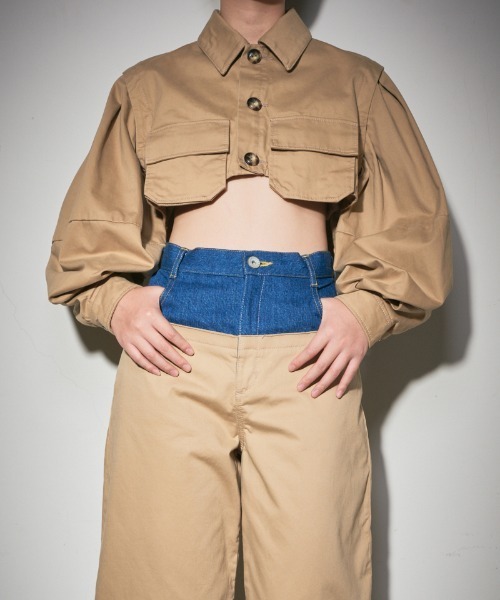 leinwande（ラインヴァンド） ブルゾン アウター Short Shirts Jacket