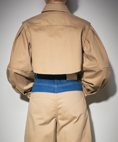 leinwande（ラインヴァンド） ブルゾン アウター Short Shirts Jacket