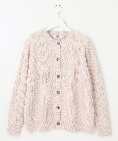カーディガン 「洗える」EIGER CORD アラン カーディガン レディース 洗える】EIGER CORD アラン カーディガン / J.PRESS LADIES L
