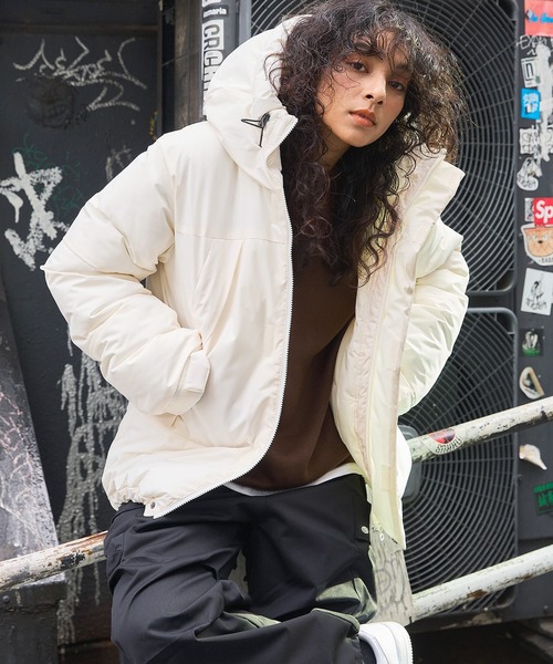 ブルゾン アウター 中綿フードジャケット メンズ レディース