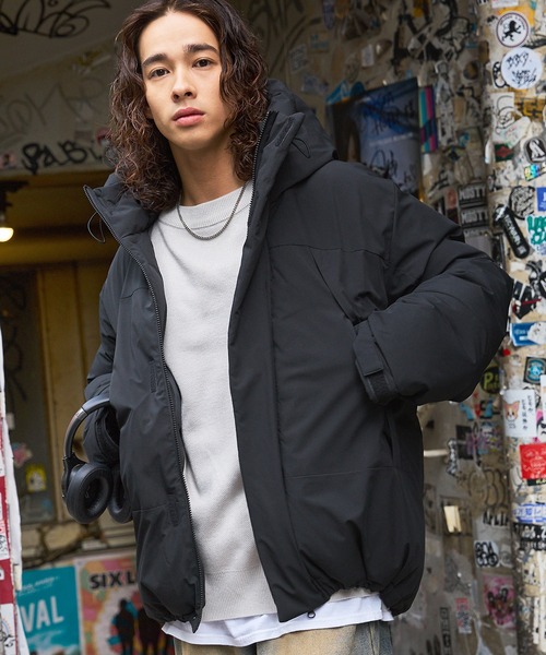 ブルゾン アウター 中綿フードジャケット メンズ レディース