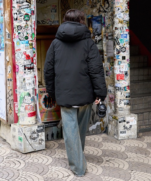 ブルゾン アウター 中綿フードジャケット メンズ レディース