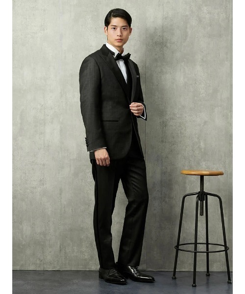 Perfect Suit FActory セットアップ 「ダブルベスト付」デニム調