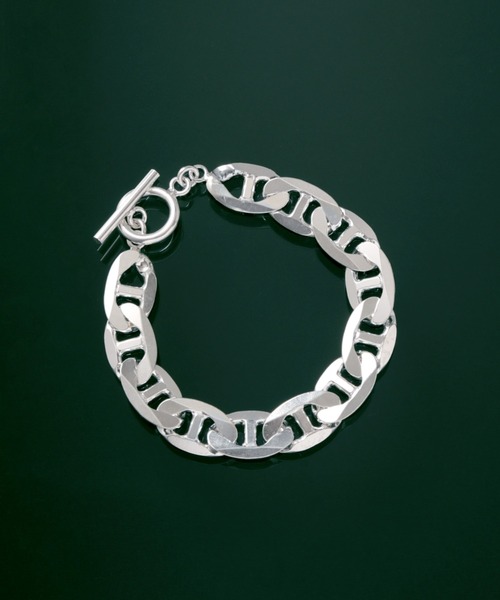 ブレスレット 「YArKA/ヤーカ」flat marina(anchor) chain bracelet 「byoca」 / フラットマリーナチェーンの画像