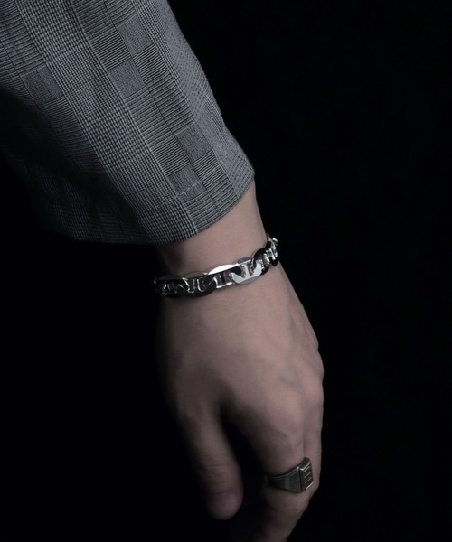 ブレスレット 「YArKA/ヤーカ」flat marina(anchor) chain bracelet 「byoca」 / フラットマリーナチェーンの画像