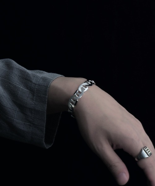 ブレスレット 「YArKA/ヤーカ」flat marina(anchor) chain bracelet 「byoca」 / フラットマリーナチェーンの画像