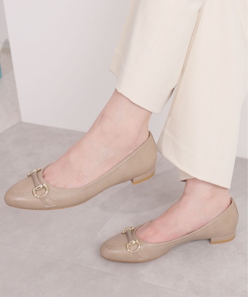 24㎝ ビットモチーフフラットシューズ artemis by DIANA artemis by DIANA パンプス スカーフリボン付属2WAYビット