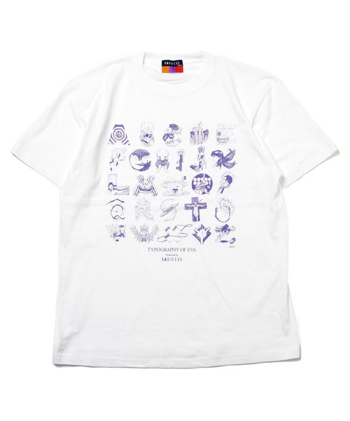 RADIO EVA tシャツ RADIO EVA A101 TYPOGRAPHY OF EVA index T-Shirt β 