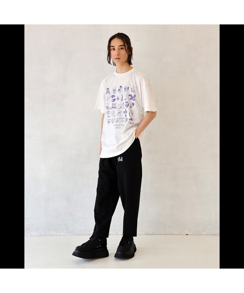 TYPOGRAPHY OF EVA index T-Shirt β（WHITE×BLACK） エヴァンゲリオン公式アパレルブランド【RADIO EVA Online Store】