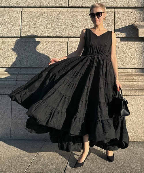 ワンピース ドラマチックティアードワンピース : ZOZOTOWN Yahoo