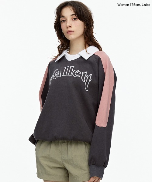 スウェット・トレーナー Fallett EYELET HOOIE 4TR132 Fallett トレーナー スウェット A'GEM/9 × .kom 「FALLETT
