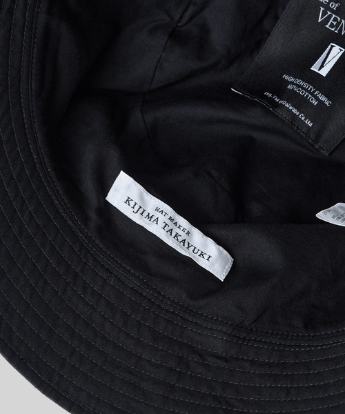 VENTILE ブラック バケットハット KIJIMA TAKAYUKI KIJIMA TAKAYUKI 帽子 ハット VENTILE BUCKET HAT メンズ