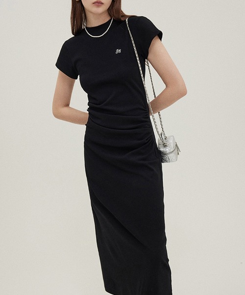 ワンピース ショートスリーブ ギャザーワンピース FC24L037「Fano