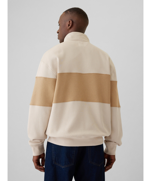 GAP ハーフジップ　ソフトロゴ　ヴィンテージ　ビックサイズ セール】ヴィンテージソフト Gapロゴ オーバーサイズ ハーフ