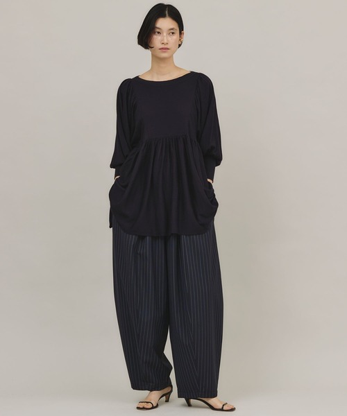 Curensology カレンソロジー C.S.Gノーチラスニット プルオーバー Curensology（カレンソロジー） ニット セーター /ギャザーニットプル