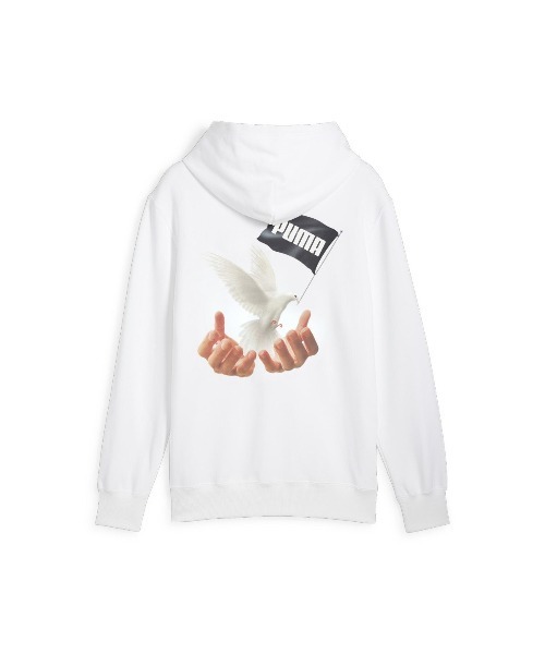 プーマとのコラボのパーカー PUMA プーマ × X-GIRL エックスガール コラボ ウィメンズ グラフィック