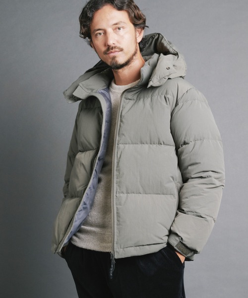 standard fake down blouson / black（スタンダード フェイク ダウン 