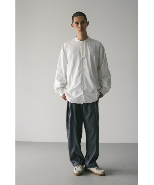 STYLEMIXER シャツ バンドカラーシャツ メンズ : ZOZOTOWN Yahoo