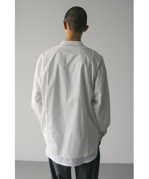 STYLEMIXER（スタイルミキサー） シャツ バンドカラーシャツ メンズ